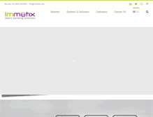 Tablet Screenshot of immotix.com